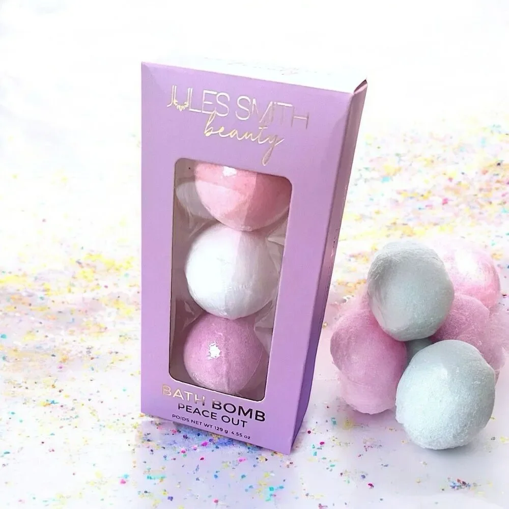 Jules Smith Bath Bomb Trio in Peace Out 129 g 4.55 oz New In Box